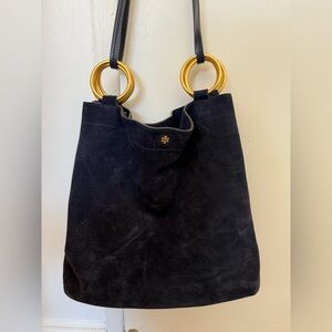 Tory Burch Farrah Suede Hobo Bag